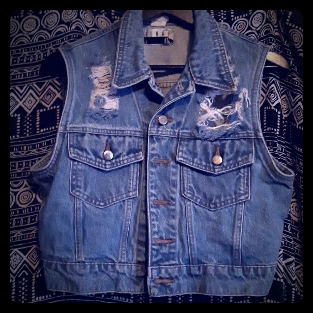 Denim Vest Size M